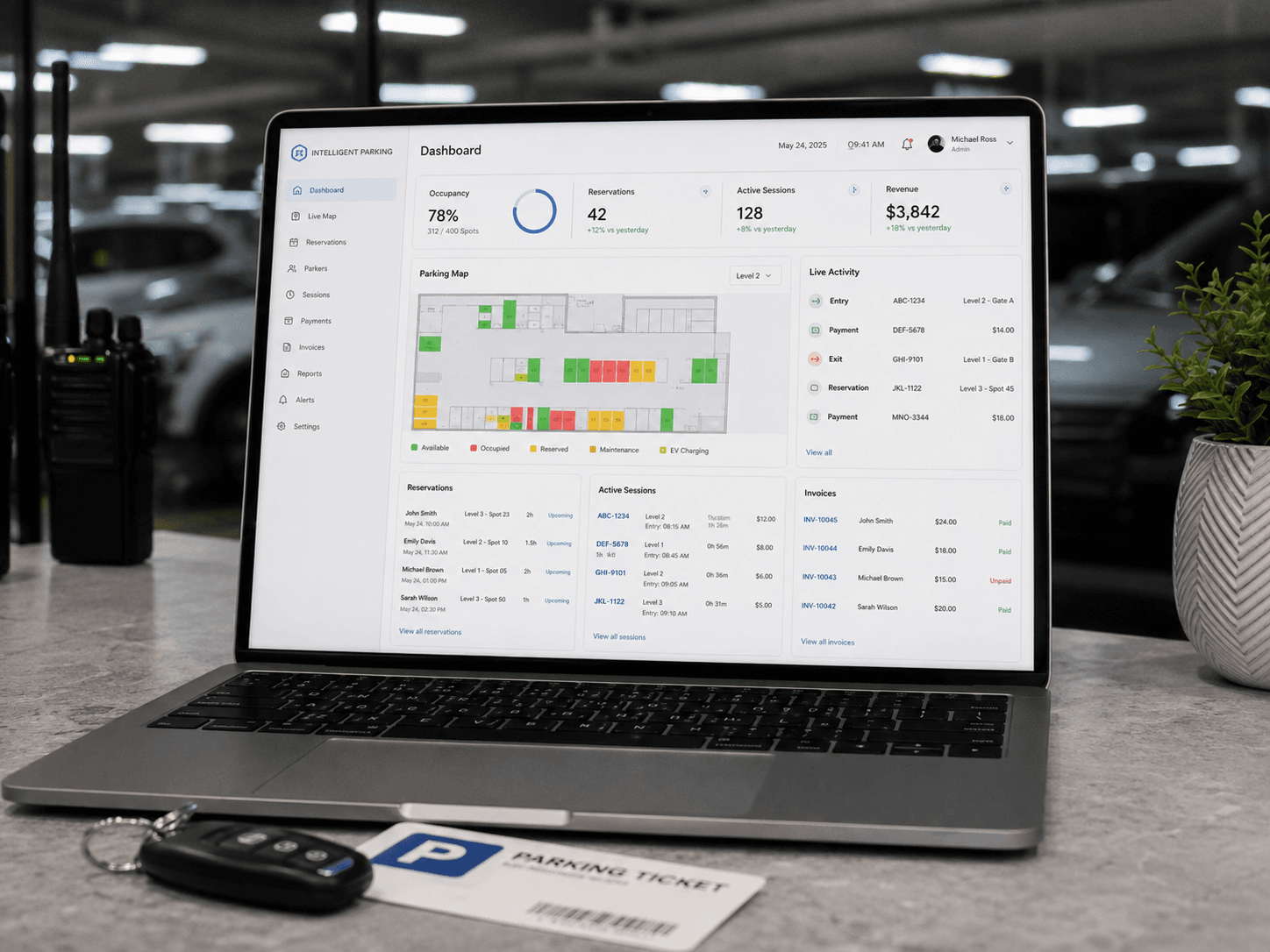 Intelligent Parking Management System cover